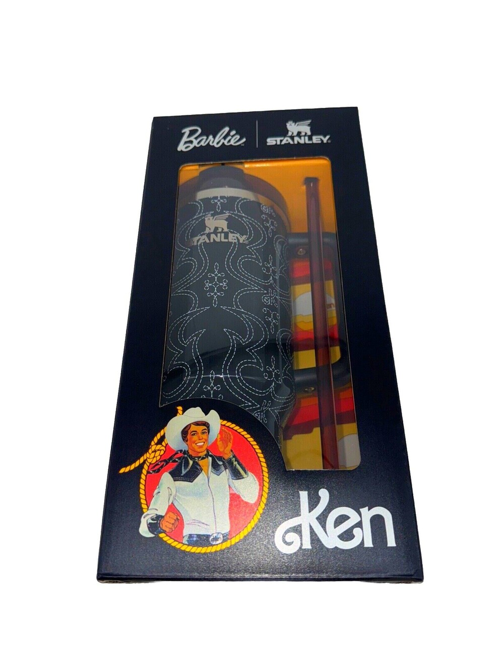 NEW KEN Barbie Stanley The FlowState Quencher 40oz Tumbler Cup mug limited ed
